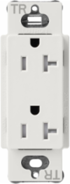 Satin 20A Tamper-Resistant Receptacle, 125V, 4.69 x 2.94 Inch