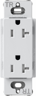 Satin 20 Amp Tamper-Resistant Receptacle, Mist Color, 125V