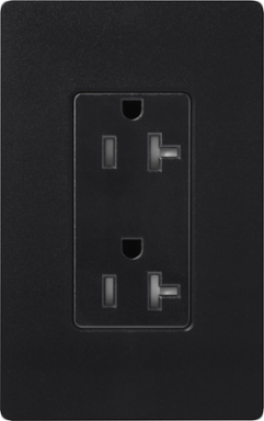 Tamper-Resistant Duplex Receptacle, 20 Amp, Satin Finish, 125V