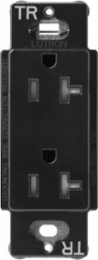 Tamper-Resistant Duplex Receptacle, 20 Amp, Satin Finish, 125V