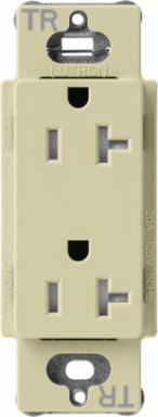 Satin Tamper-Resistant Duplex Receptacle, 20 Amp, Sage Color, 125V