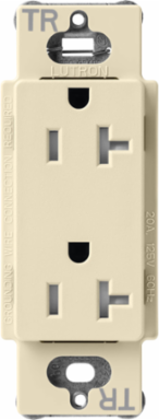 Satin 20A Tamper-Resistant Receptacle, 125V, 4.69 x 2.94 Inch, Sand Color