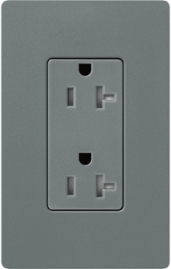 Satin Tamper-Resistant Receptacle, 20 Amp, 125V, 4.69 x 2.94 Inch