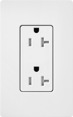 Tamper-Resistant Receptacle, 20 Amp, 125V, Satin Finish, 4.69 x 2.94 Inch