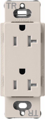 20 Amp Tamper-Resistant Receptacle, Satin Finish, 4.69 x 2.94 Inch