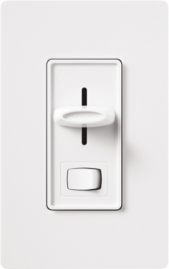 Skylark Dimmer with On/Off Switch for 300W Electronic Loads, 120V, White