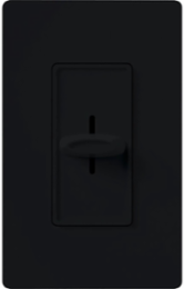 Skylark 120V Slide-to-Off Variable Fan Speed Control, 5A, Gloss Black, 4.69 x 2.94 Inch