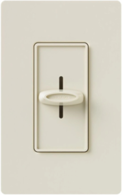 Skylark Slide-to-off Fan Speed Control, 120V, 5A, Light Almond, Gloss Finish