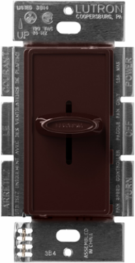Skylark Quiet Fan Speed Control, 3-Speed, 120V, Brown, Glossy Finish