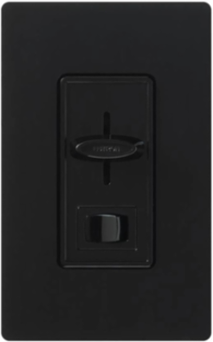 Skylark Quiet Fan/Light Control - 120V, 360W, 1.5A, Black Gloss Finish, 4.69 x 2.94 Inch
