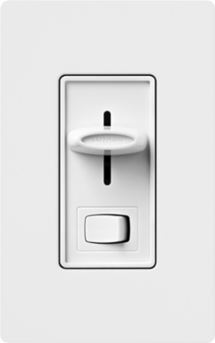 Skylark 1.5A Light and Fan Speed Control with 3 Quiet Speeds, Glossy White Finish