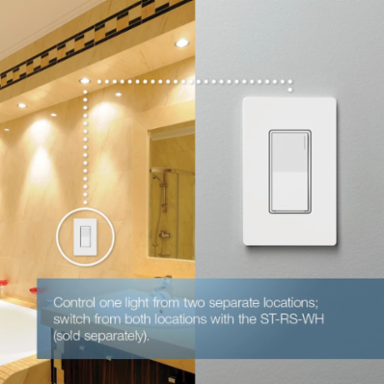 Sunnata Electronic Switch 6A Lighting 1/10 HP Motor, Satin Finish