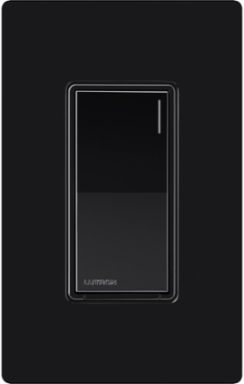 Sunnata Switch 6A Lighting Control, 1/10 HP Motor, Glossy Black Finish