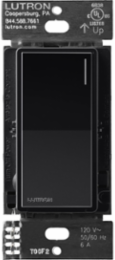 Sunnata Switch 6A Lighting Control, 1/10 HP Motor, Glossy Black Finish