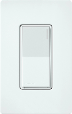 Sunnata Paddle Switch 6A Lighting/3A 1/10HP Motor, Glacier White, Satin Finish