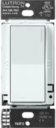 Sunnata Paddle Switch 6A Lighting/3A 1/10HP Motor, Glacier White, Satin Finish
