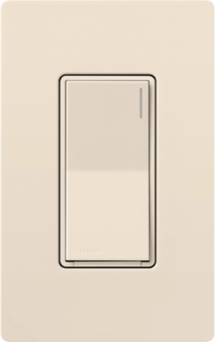 Sunnata Switch 6A Light Almond, Neutral Wire, Gloss Finish, Multi-Location Compatible