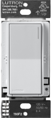 Sunnata Switch with Neutral Wire, 6A Lighting & 3A Motor Loads, Satin Finish