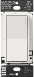 Sunnata Switch 6A Lighting Control, 3A 1/10 HP Motor, Satin Finish, Architectural White