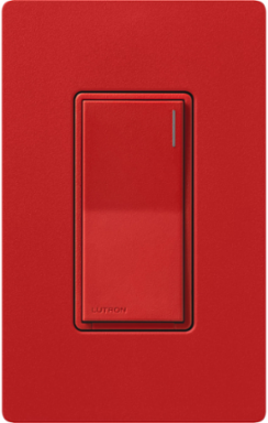 Sunnata Switch 6A Lighting & 3A Motor Control, Signal Red, Satin Finish