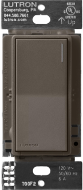 Sunnata Switch, 6A Lighting Control, Neutral Wire, Satin Finish, Truffle Color
