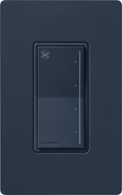 Lutron Sunnata Touch Fan Control, 4-Speed, 1.5A Paddle Fan, AC Motor, Single Pole, Neutral Required, 120V, ST-FSQN-DE, Deep Sea