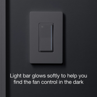 Lutron Sunnata Touch Fan Control, 4-Speed, 1.5A Paddle Fan, AC Motor, Single Pole, Neutral Required, 120V, ST-FSQN-SD, Sand