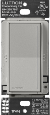 Sunnata PRO Touch Dimmer Switch 250W LED, 500W Incandescent, Pebble Satin Finish