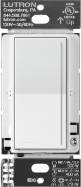 Sunnata PRO LED+ Touch Dimmer Switch, 250W LED/500W Incandescent, White
