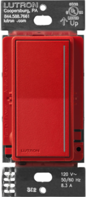 Sunnata Companion Dimmer Switch, Signal Red, 4.69 Inch Length, Satin Finish
