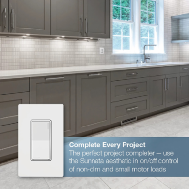 Sunnata Companion Switch, Satin Finish, 2.94 Inch Width, Multi-Location Control