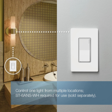 Sunnata Companion Switch, 4.69 Inch Length, Signal Red, For Multi-Location Control
