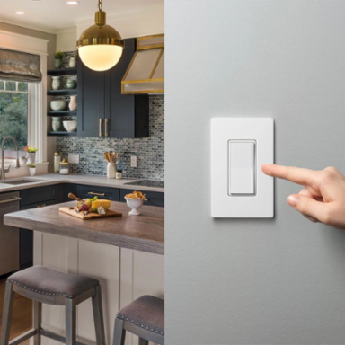 Sunnata Touch LED+ Dimmer Switch, 150W LED/600W Incandescent, Glossy Black