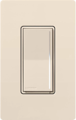 Sunnata Touch Dimmer Switch, 150W LED/600W Incandescent, Light Almond, Glossy Finish