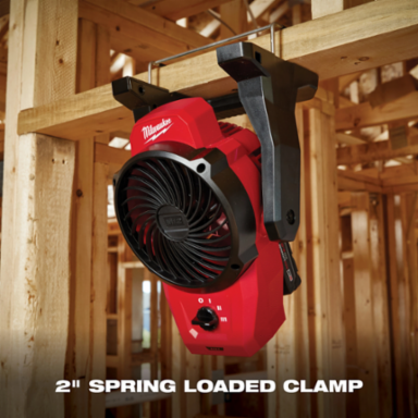 M12™ Mounting Fan with 6 Inch Blade, 400 CFM Airflow, 18V Power