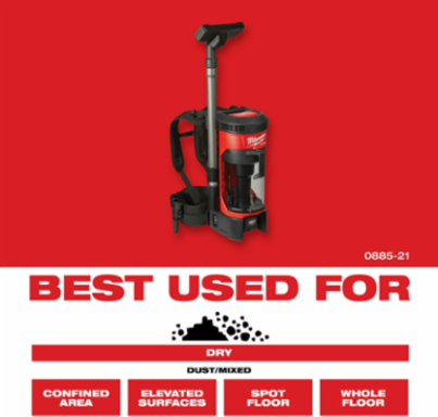 M18 FUEL™ 3-in-1 Backpack Vacuum Kit