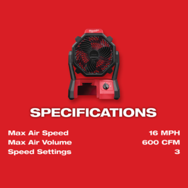 M18™ Jobsite Fan