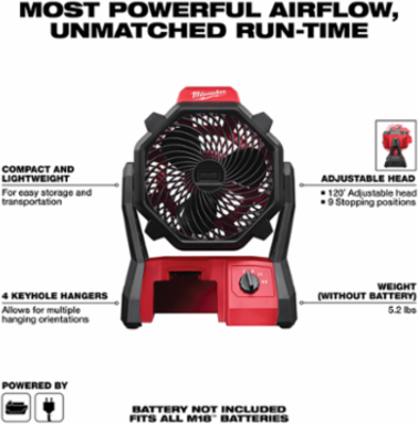 M18™ Jobsite Fan