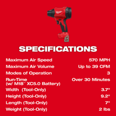 M18™ Brushless Precision Blower