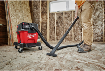6 Gallon Wet/Dry Vacuum Tank with Grip Handles and Oversized Drain