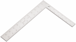8 Inch x 12 Inch Steel Carpenter Square, 1/16 Inch Thick, Epoxy Finish