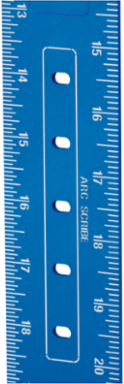 True Blue® Laser Etched Framing Square, 16 Inch x 24 Inch, Anodized Aluminum