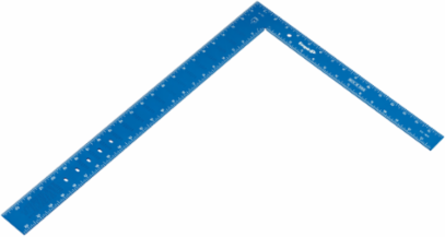True Blue® Laser Etched Framing Square, 16 Inch x 24 Inch, Anodized Aluminum