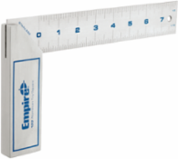Heavy Duty Aluminum Try Square 8 Inch Blade, 9.5 Inch Width