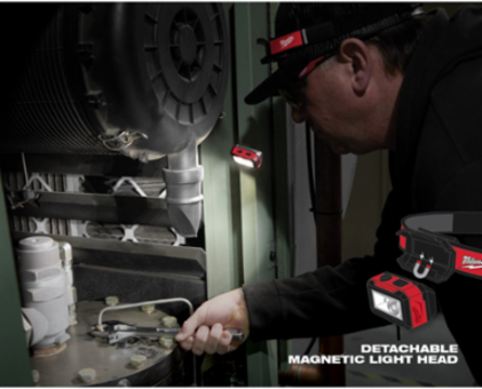 Milwaukee® Rechargeable Magnetic Headlamp And Task Light