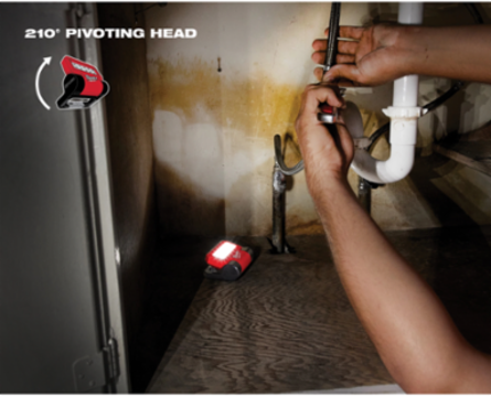 REDLITHIUM™ USB ROVER™ 550 Lumens Pivoting Flood Light, 210° Rotation