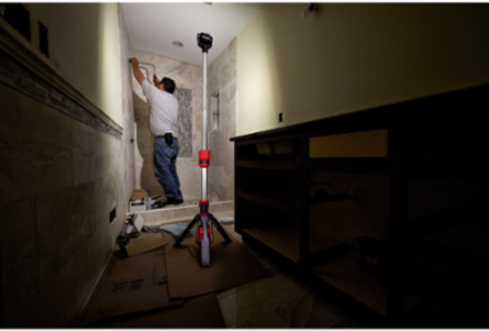 M12™ ROCKET™ Dual Power Tower Light, 5 Ft. 8 in., 1400 Lumens, LED
