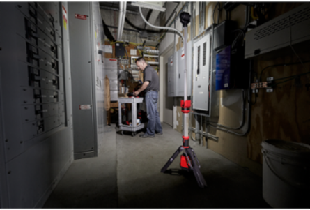 M12™ ROCKET™ Dual Power Tower Light, 5 Ft. 8 in., 1400 Lumens, LED