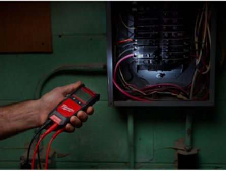 Auto Voltage/Continuity Tester with 600V AC/DC, Backlit LCD Display