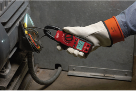 Heavy-Duty True-RMS Clamp Meter, 400 A AC, 600 V AC/DC, 1.0 Inch Jaw